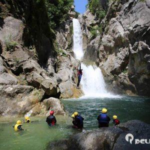 Extreme Canyoning Cliff Jumping