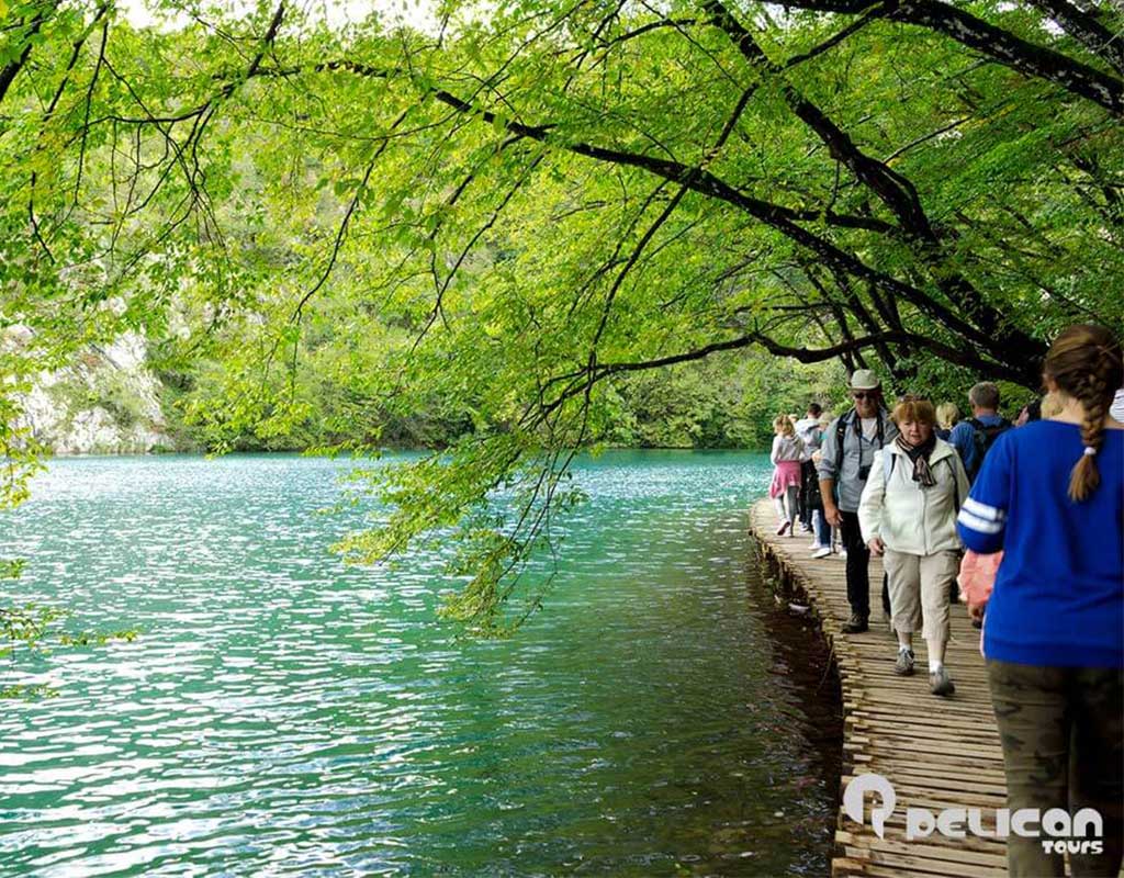 Plitvice Lakes Private Tour Walkway on The Lake