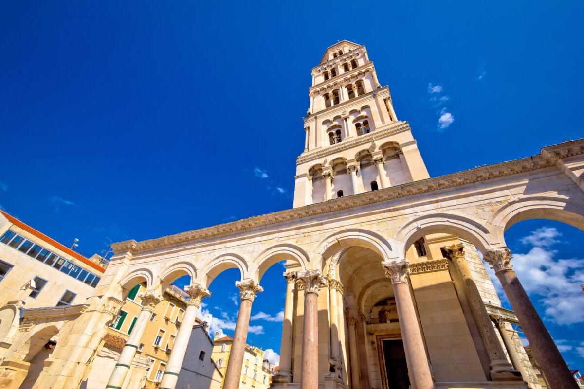 Cathedral in the Diocletian's Palace of Split city