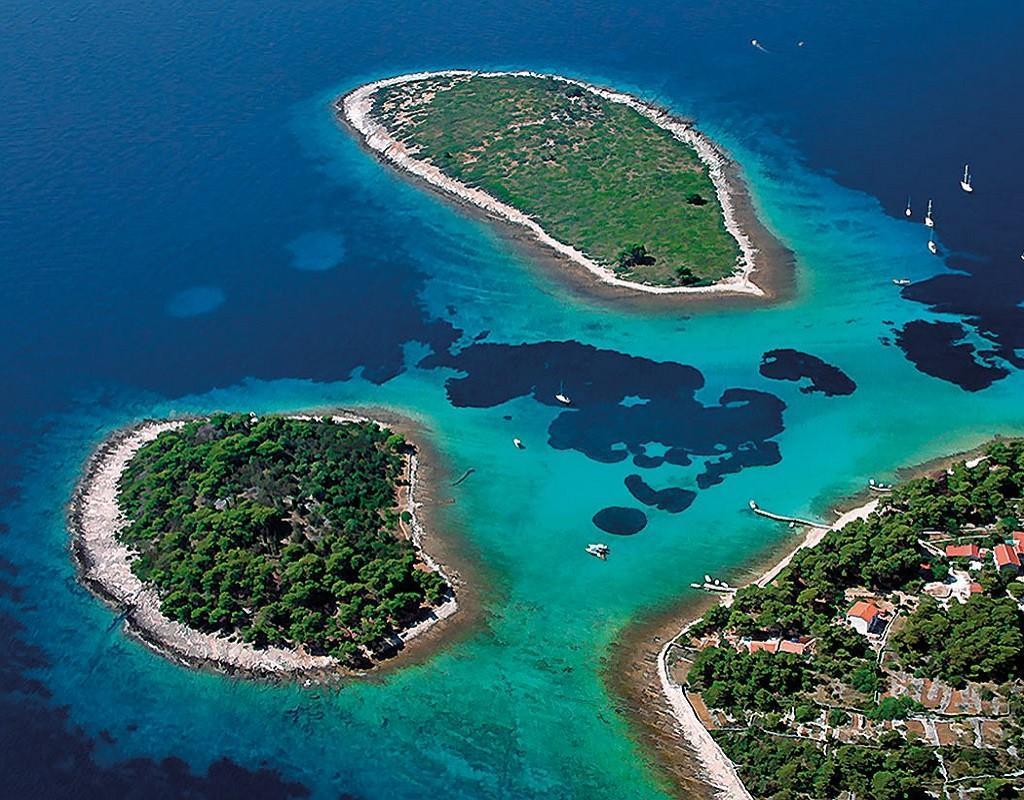 Blue Lagoon bay in Croatia