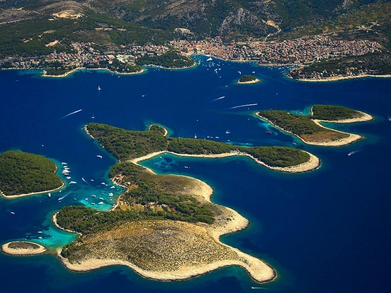 Pakleni islands in Croatia