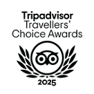 TripAdvisor award badge 2025