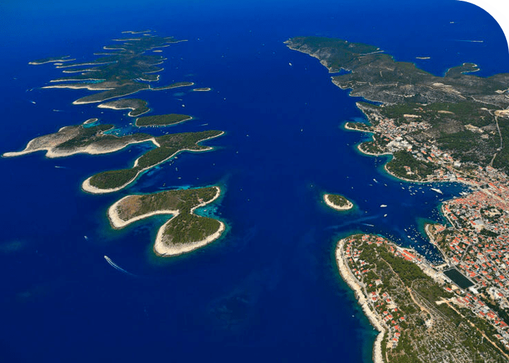 Paklinski archipelago islands near Split